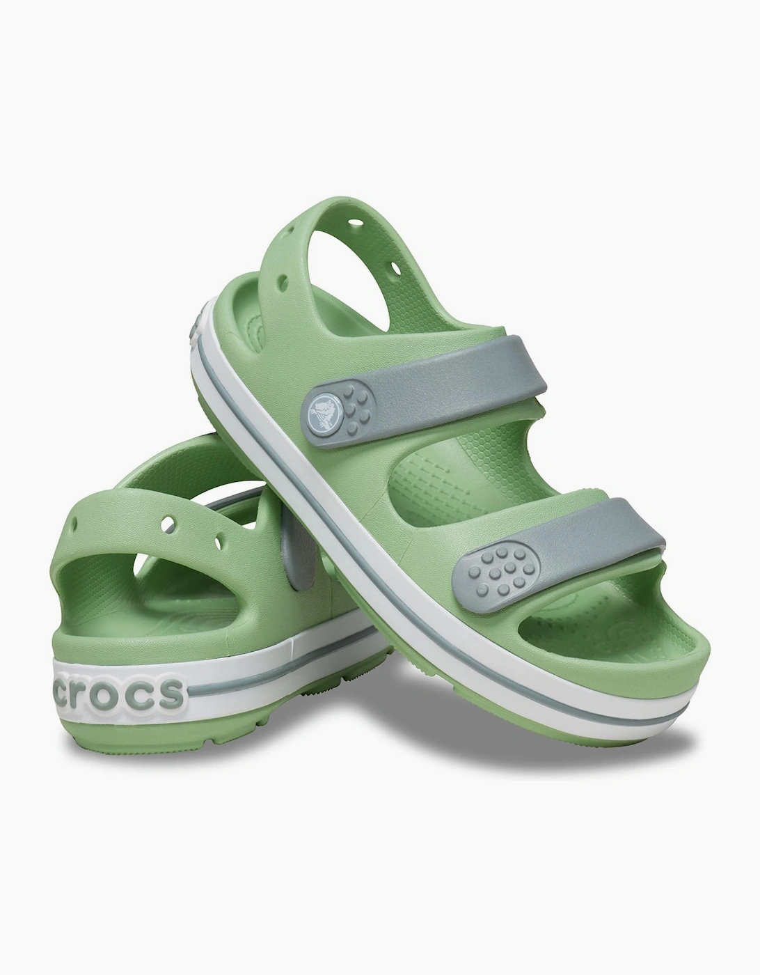 Crocs Crocband Play Sandal Kids Fair Green/Dusty Green