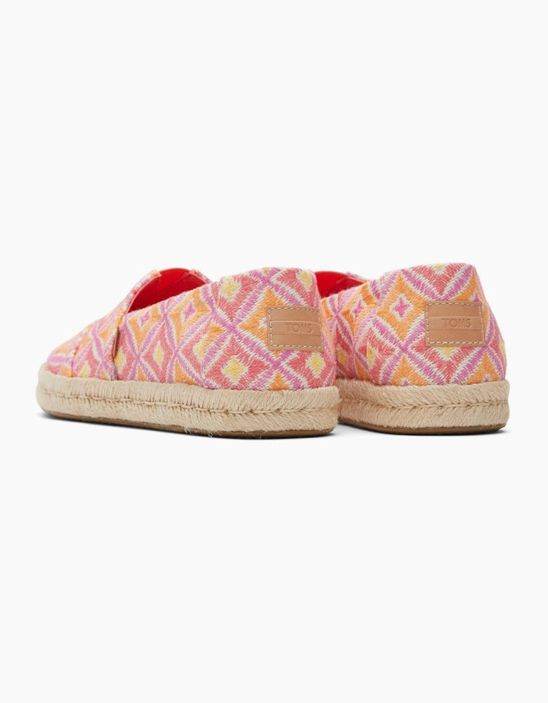 Toms Alpargata Rope 2.0 Womens Shoes Shell Pink
