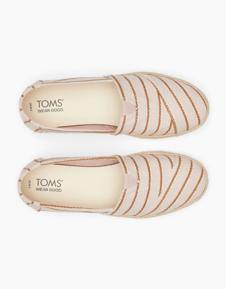Toms Alpargata Rope 2.0 Womens Shoes Ballet Pink