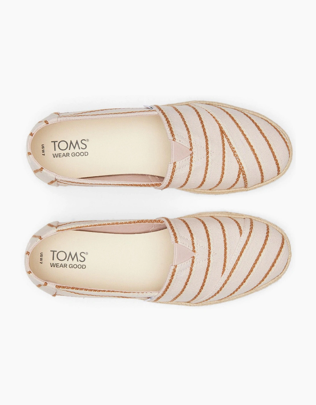 Toms Alpargata Rope 2.0 Womens Shoes Ballet Pink