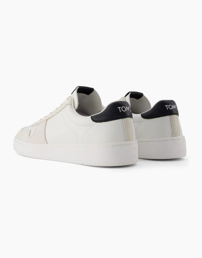 Toms TRVL LITE Mens Court Trainers White / Black