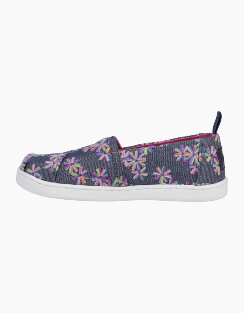 Toms Alpargata Kids Shoes Navy