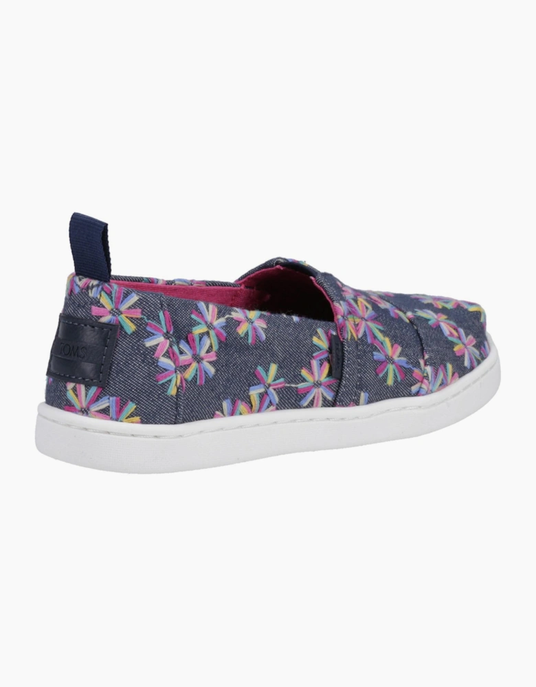 Toms Alpargata Kids Shoes Navy