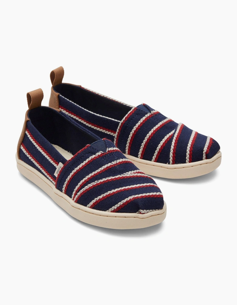 Toms Alpargata Kids Shoes Navy