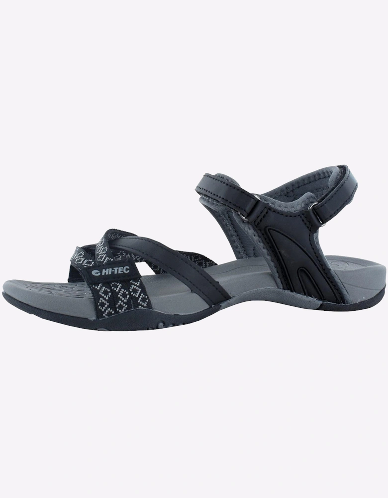 Hi-Tec Savanna II Sandal Womens Black/Charcoal