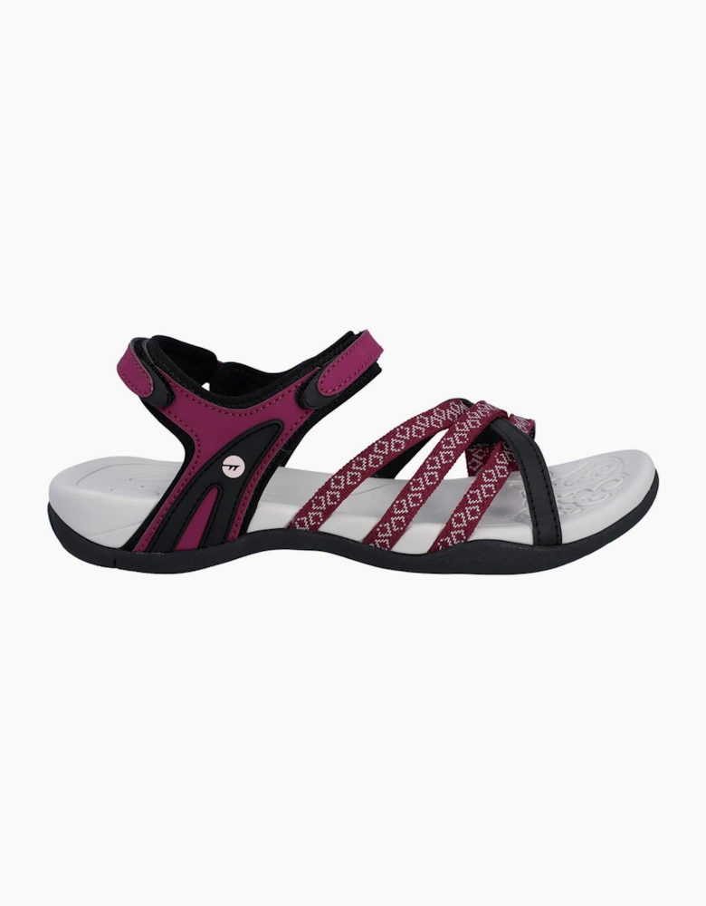 Hi-Tec Savanna II Womens Sandals Cherry Lacquer/Black