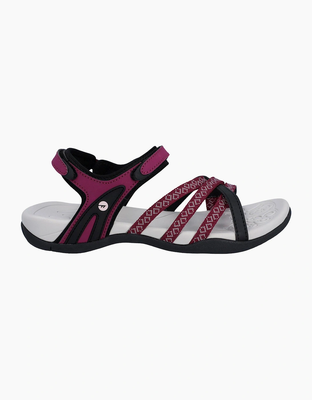 Hi-Tec Savanna II Womens Sandals Cherry Lacquer/Black