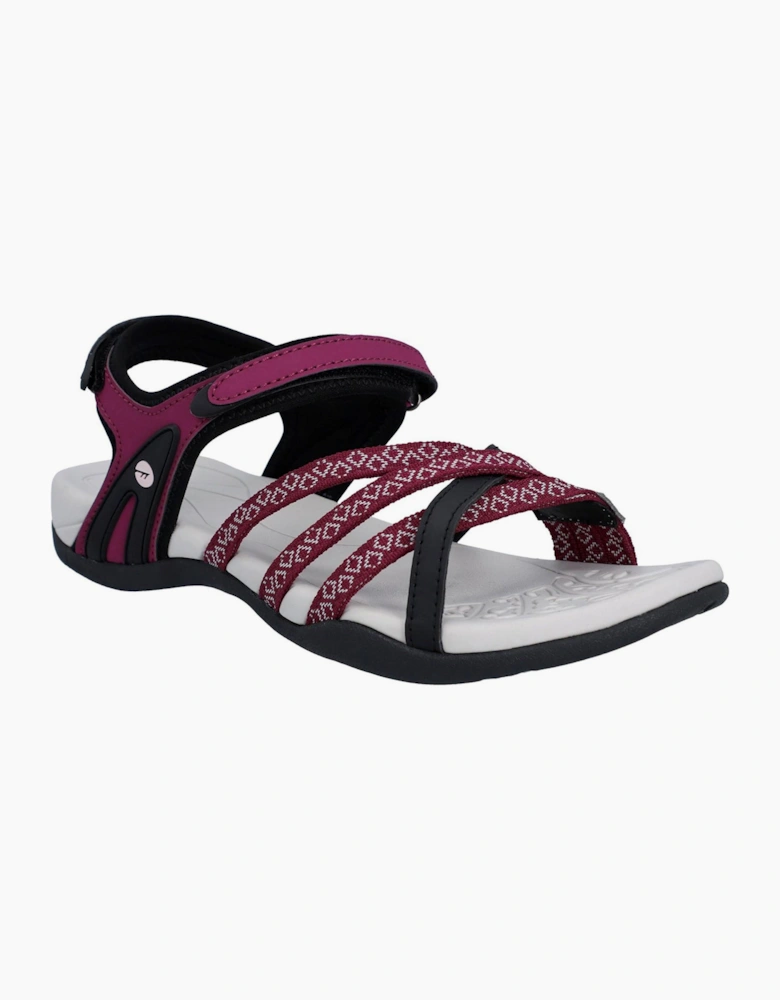 Hi-Tec Savanna II Womens Sandals Cherry Lacquer/Black