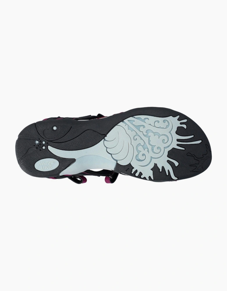 Hi-Tec Savanna II Womens Sandals Cherry Lacquer/Black