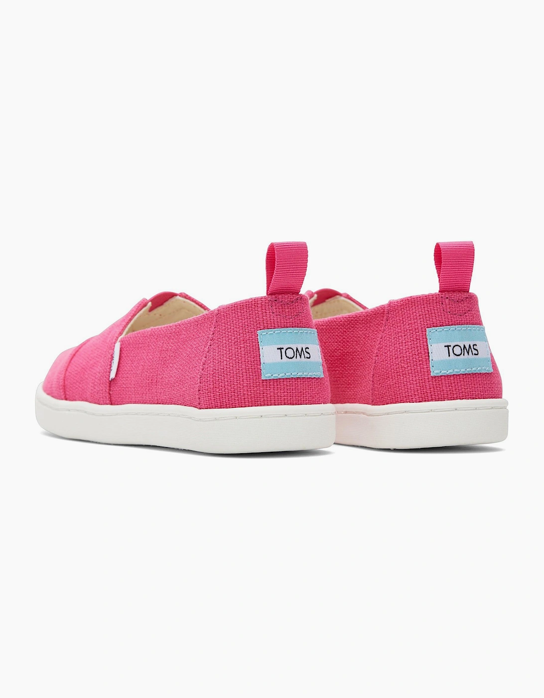 Toms Alpargata Junior Girls Shoes Fuchsia / Pink
