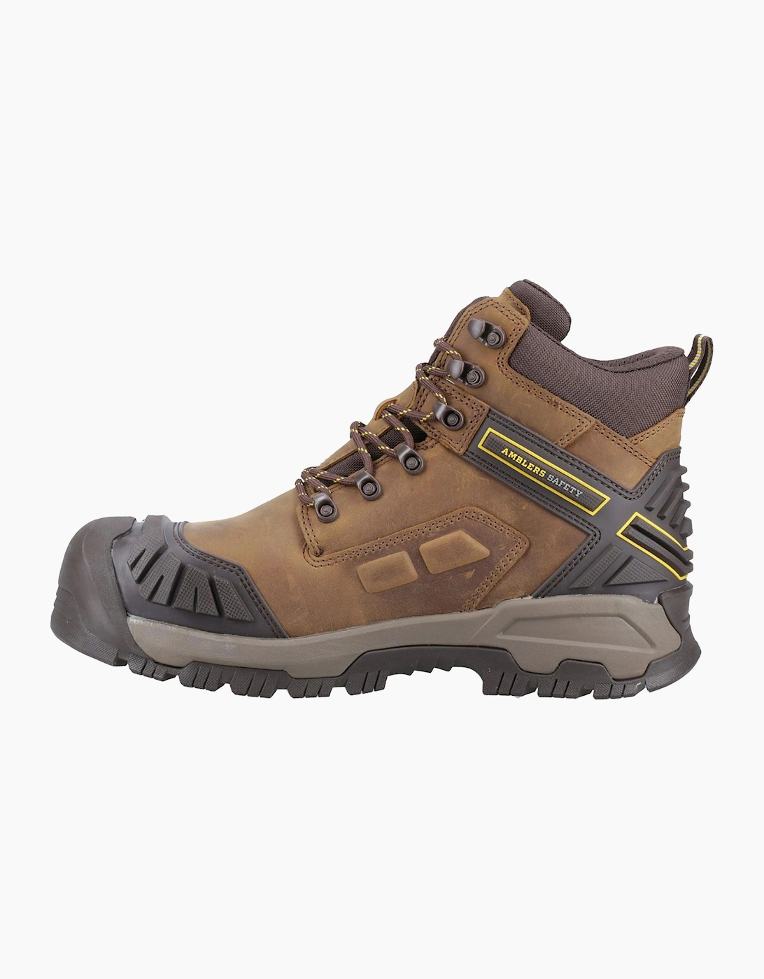 Amblers Safety Amblers Quarry Waterproof Safety Boots Mens Brown