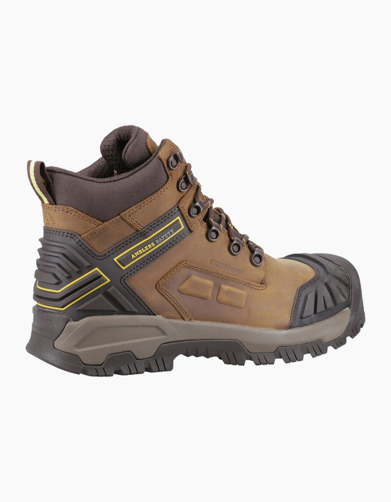 Amblers Safety Amblers Quarry Waterproof Safety Boots Mens Brown