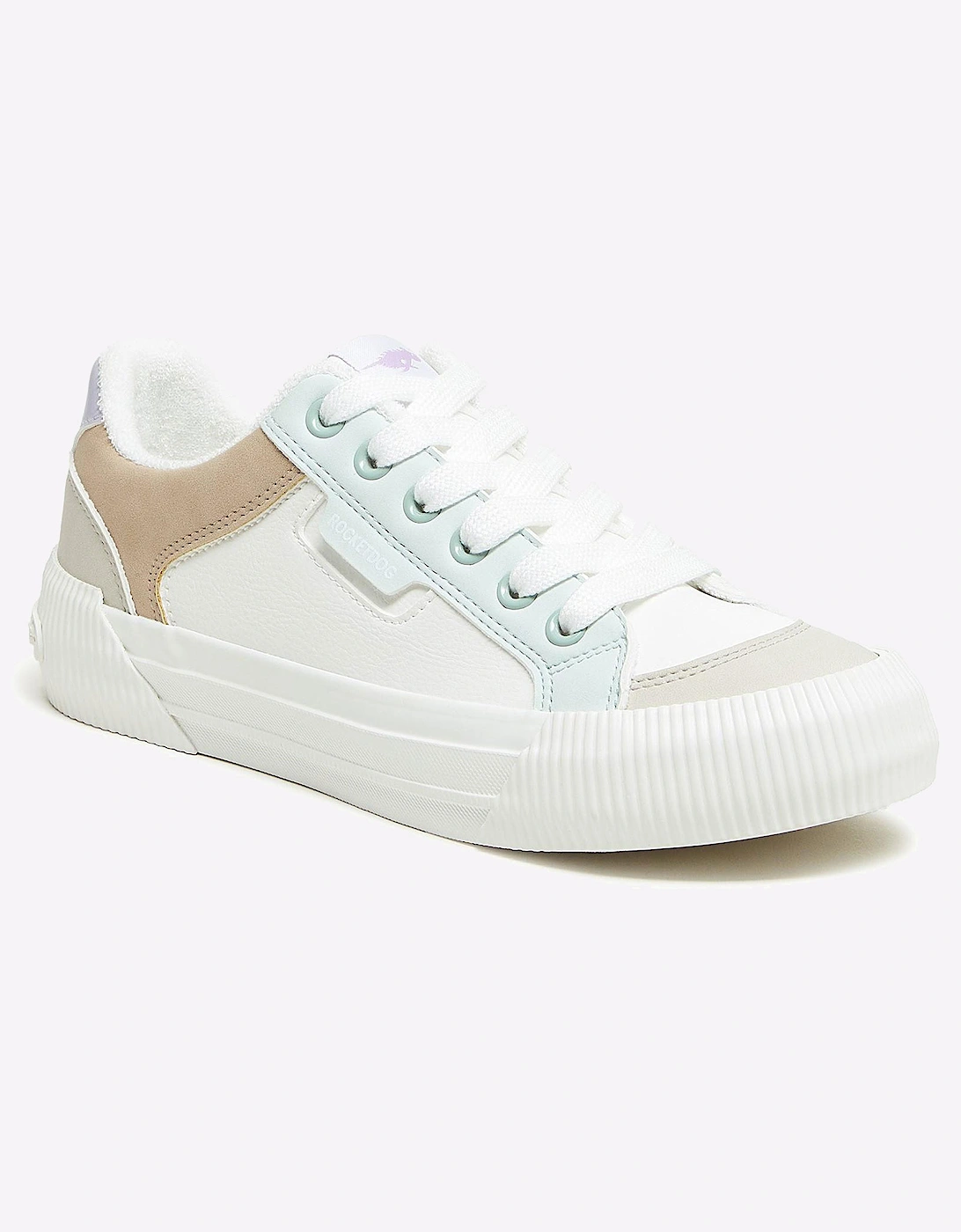 Rocket Dog Cheery Blocked Womens Shoes White Combo