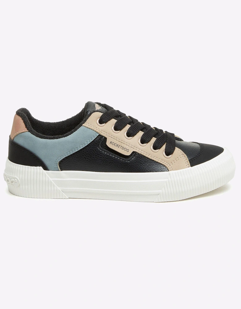 Rocket Dog Cheery Blocked Womens Shoes Black Combo