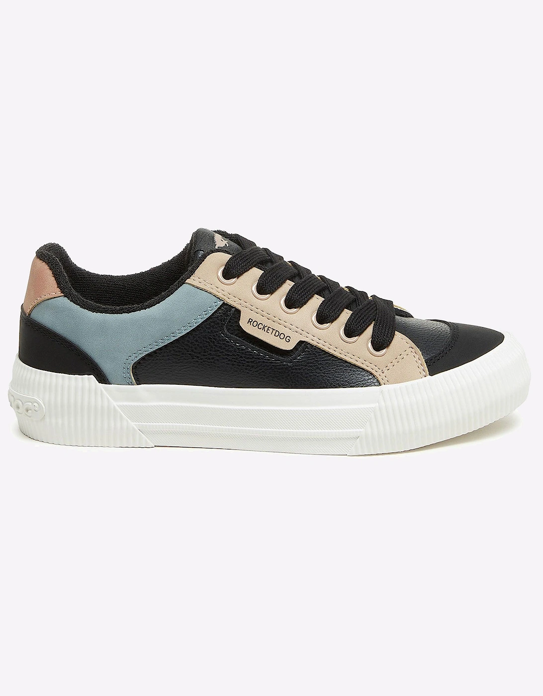 Rocket Dog Cheery Blocked Womens Shoes Black Combo