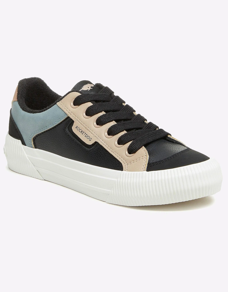 Rocket Dog Cheery Blocked Womens Shoes Black Combo