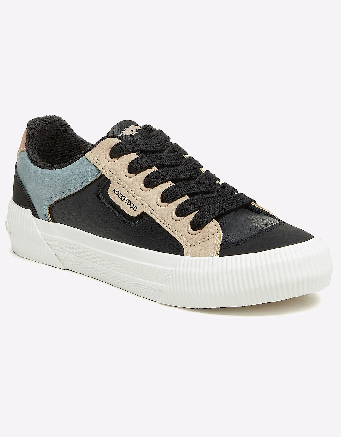 Rocket Dog Cheery Blocked Womens Shoes Black Combo