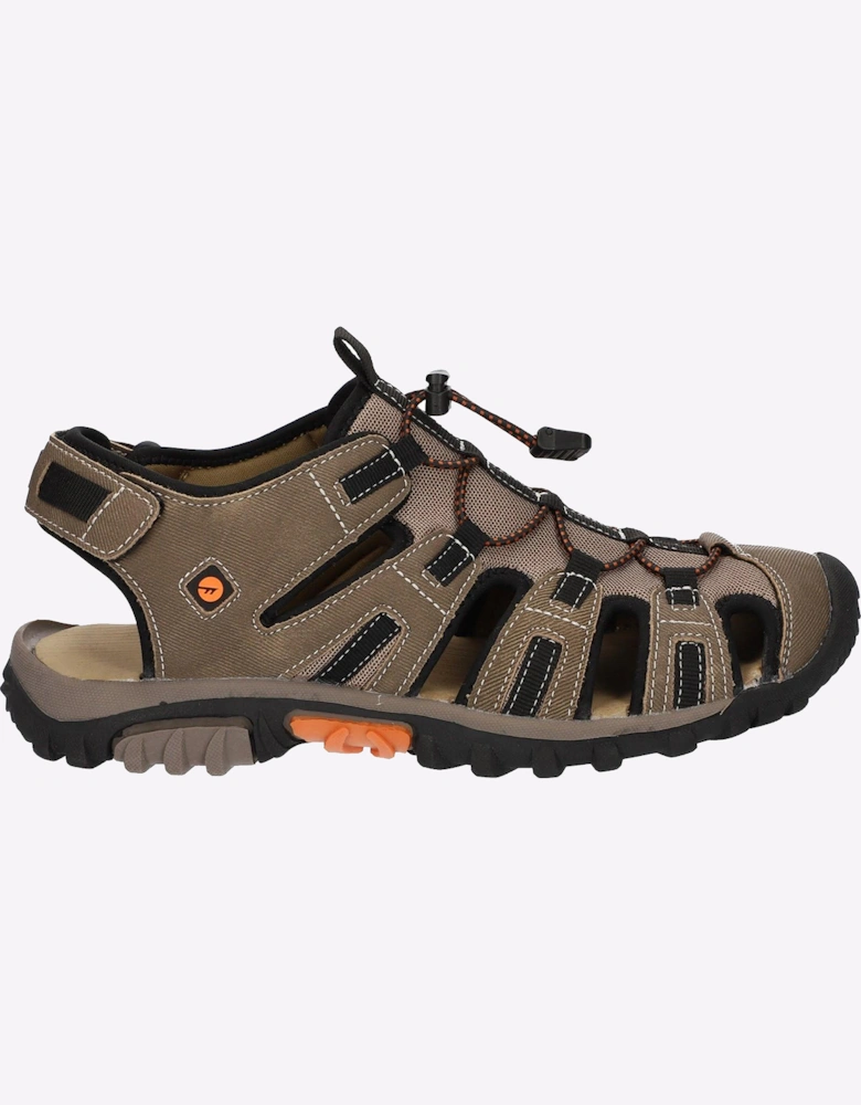Hi-Tec Cove Sport Sandals Mens Taupe/Burnt Orange