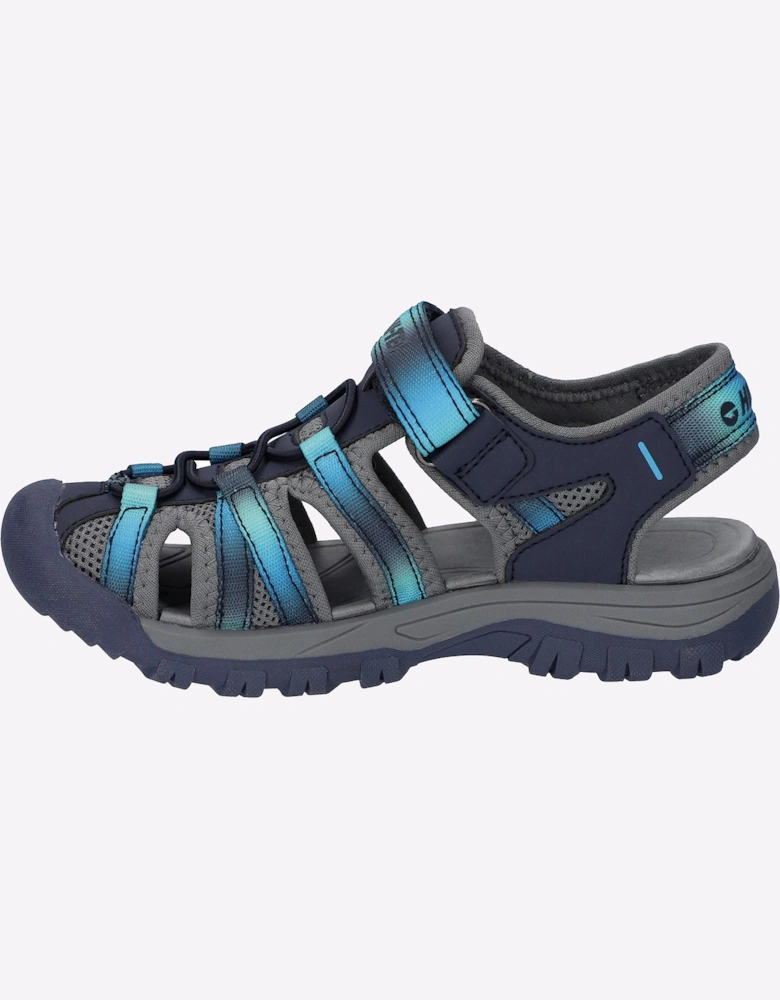 Hi-Tec Jack JR Junior Sandals Navy/Grey/Blue/Light Blue
