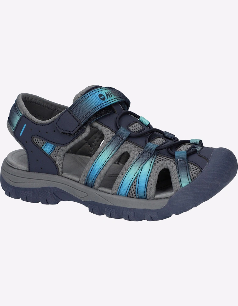 Hi-Tec Jack JR Junior Sandals Navy/Grey/Blue/Light Blue