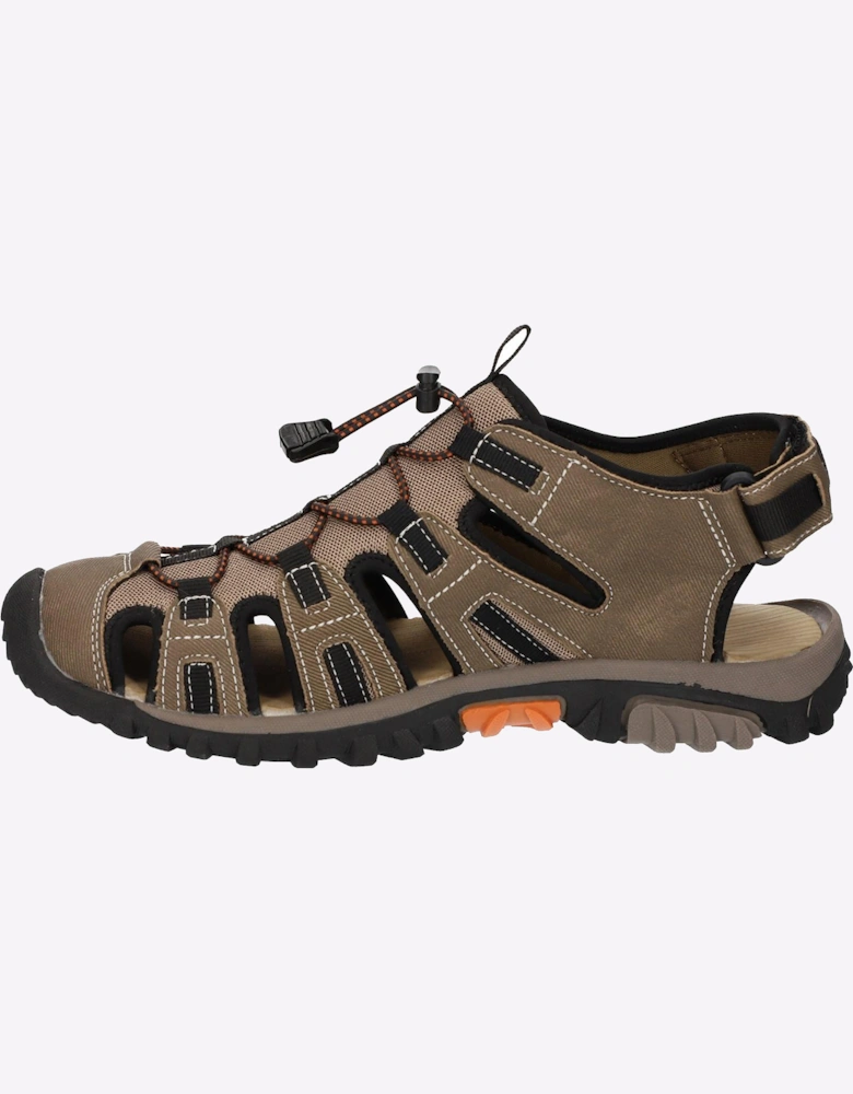 Hi-Tec Cove Sport Sandals Mens Taupe/Burnt Orange