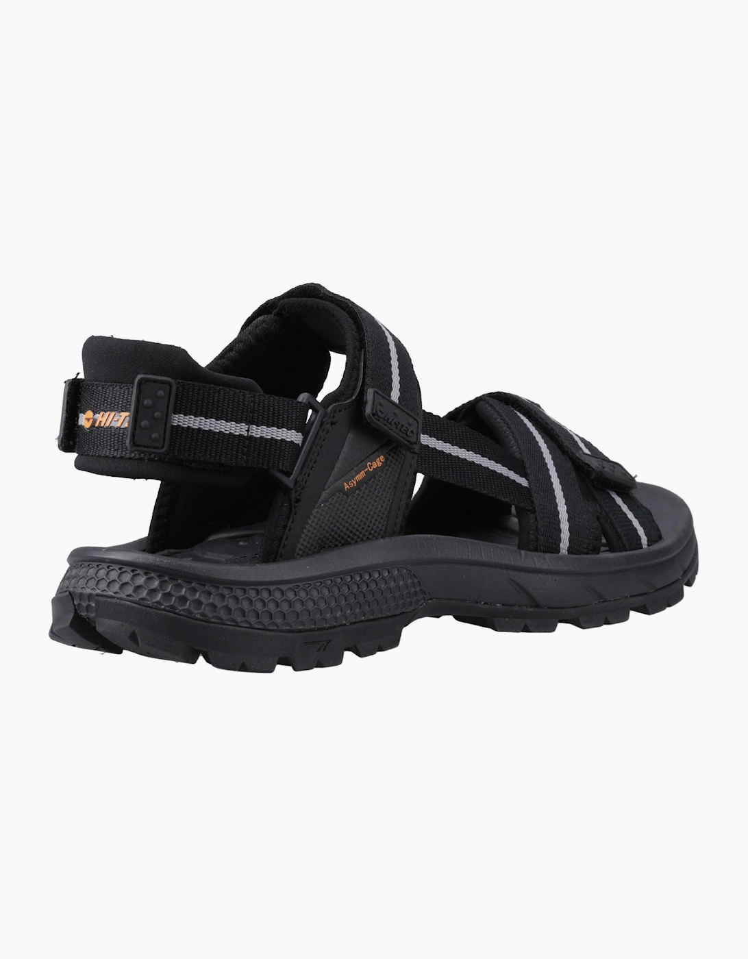 Hi-Tec Sierra Mens Sandals Black /Grey / Orange