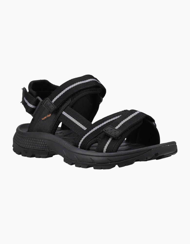 Hi-Tec Sierra Mens Sandals Black /Grey / Orange