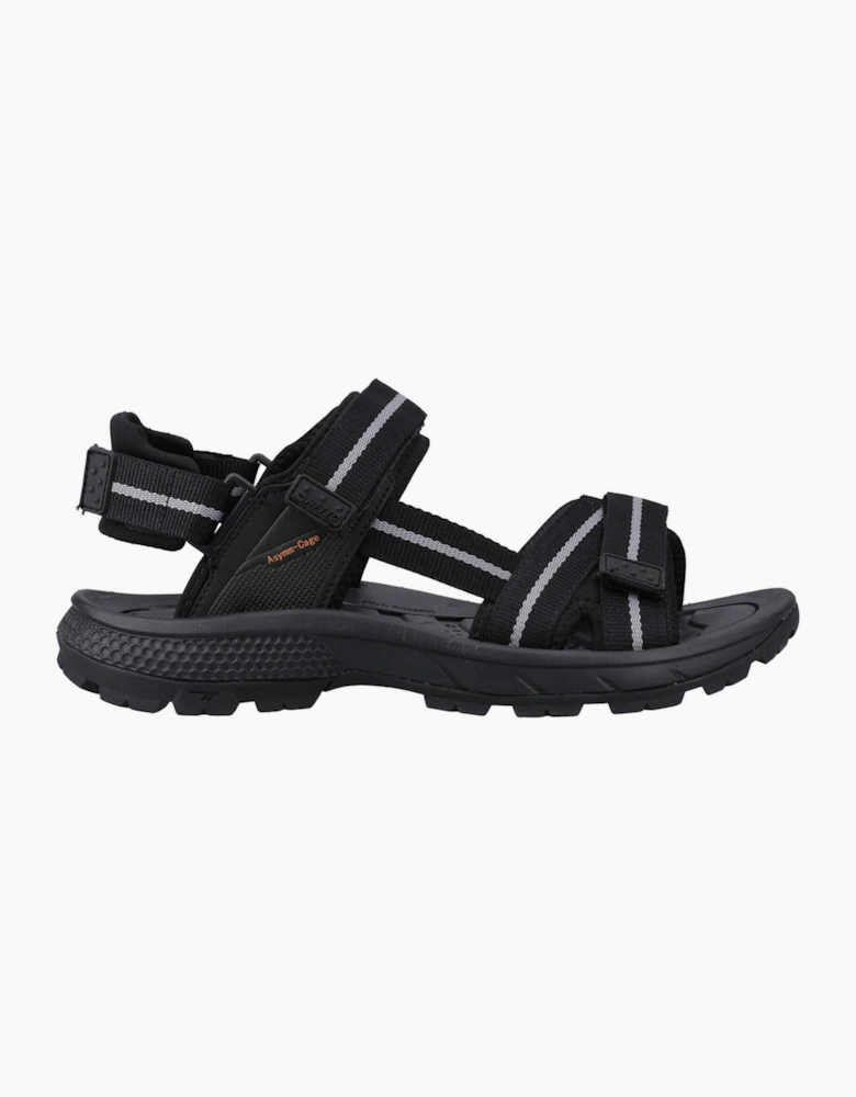 Hi-Tec Sierra Mens Sandals Black /Grey / Orange