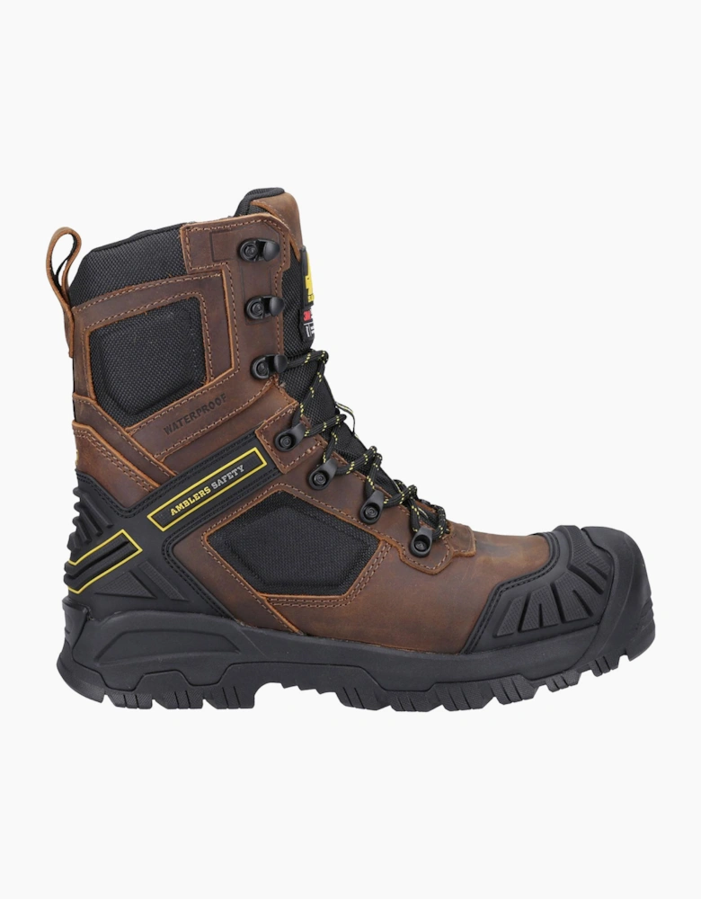 Amblers Safety Detonate Waterproof Boots Mens Brown