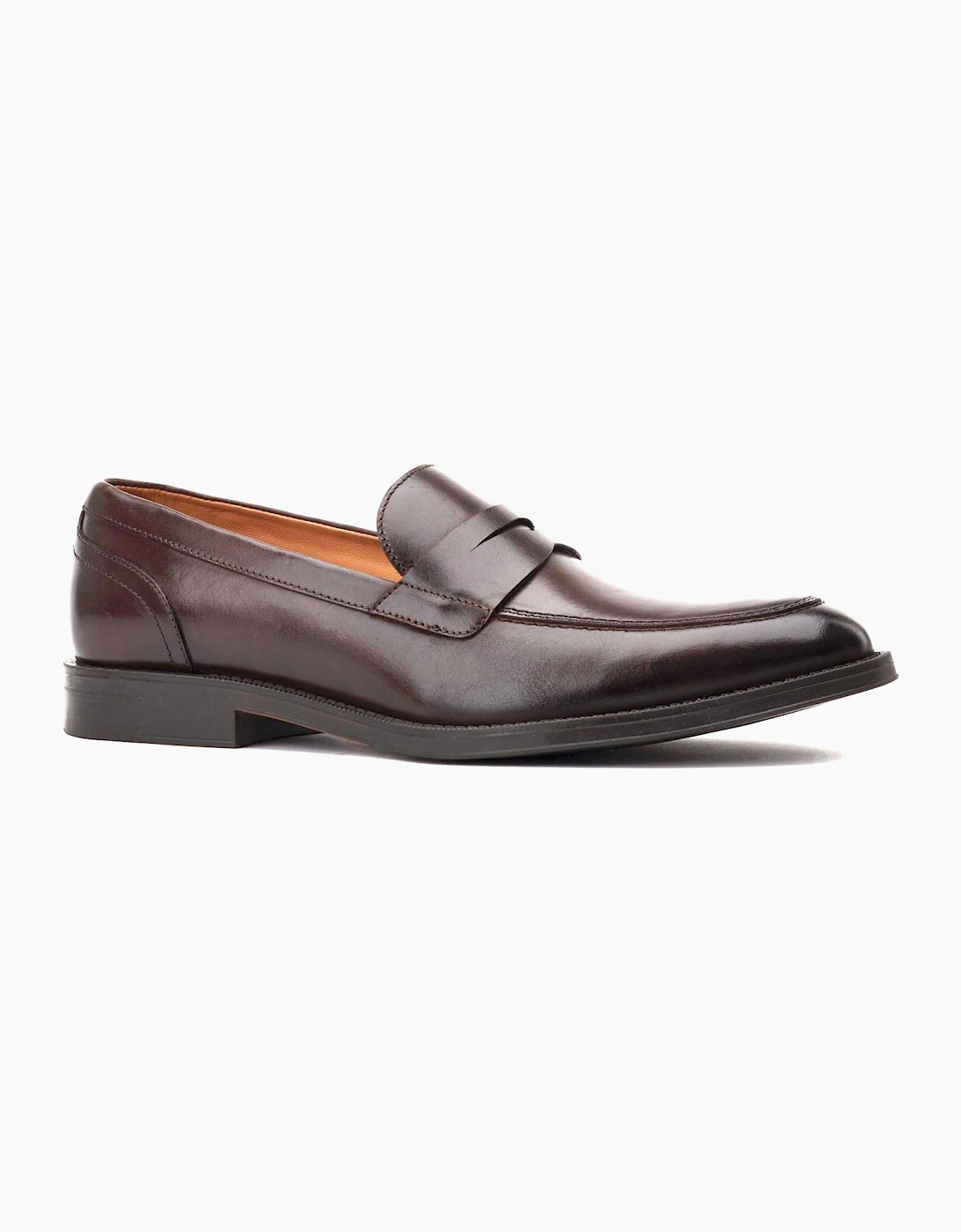 Base London Kennedy Mens Loafers Dark Brown
