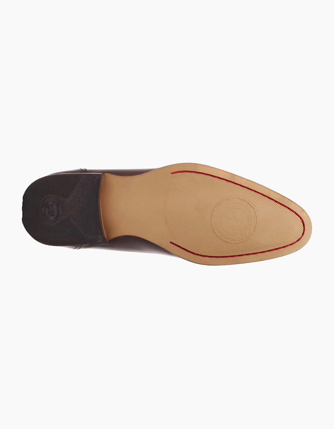 Base London Gambino Mens Derby Shoes Dark Brown