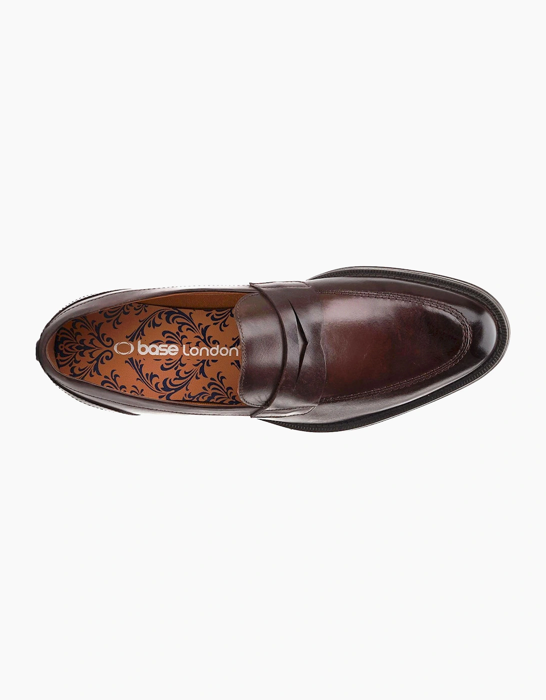 Base London Kennedy Mens Loafers Dark Brown