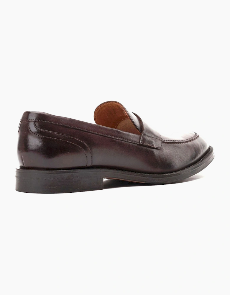Base London Kennedy Mens Loafers Dark Brown