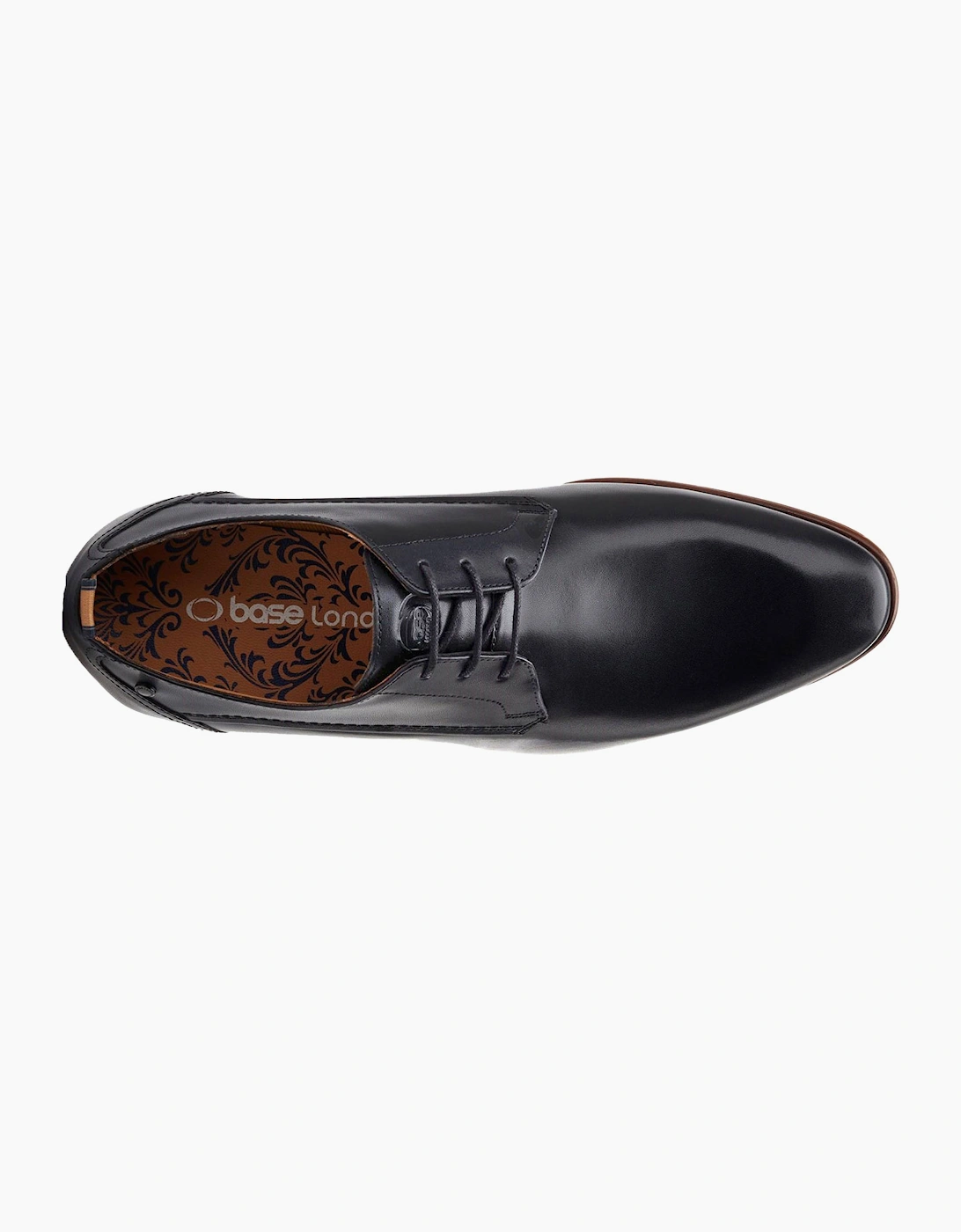 Base London Gambino Mens Derbys Shoes Black
