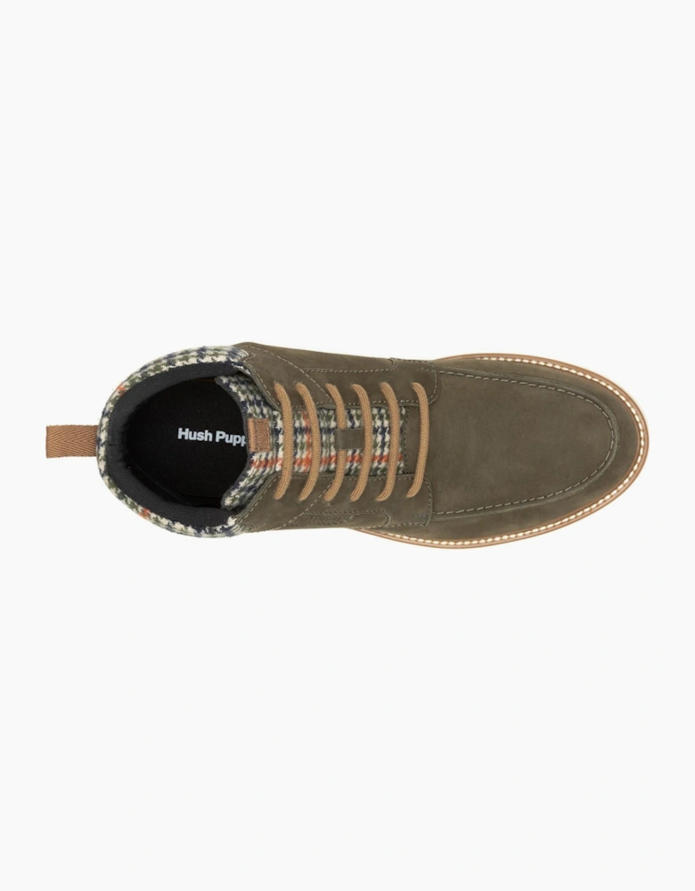 Hush Puppies Jenson Mens Boots Olive