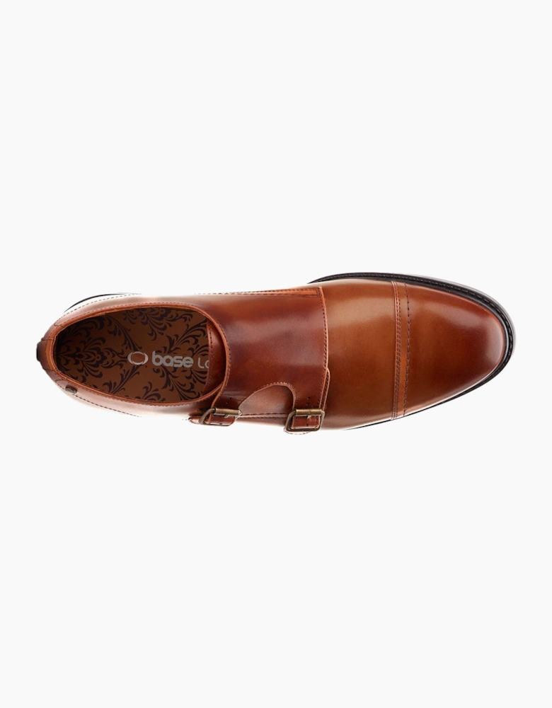 Base London Diablo Monk Mens Shoes Burnt Tan