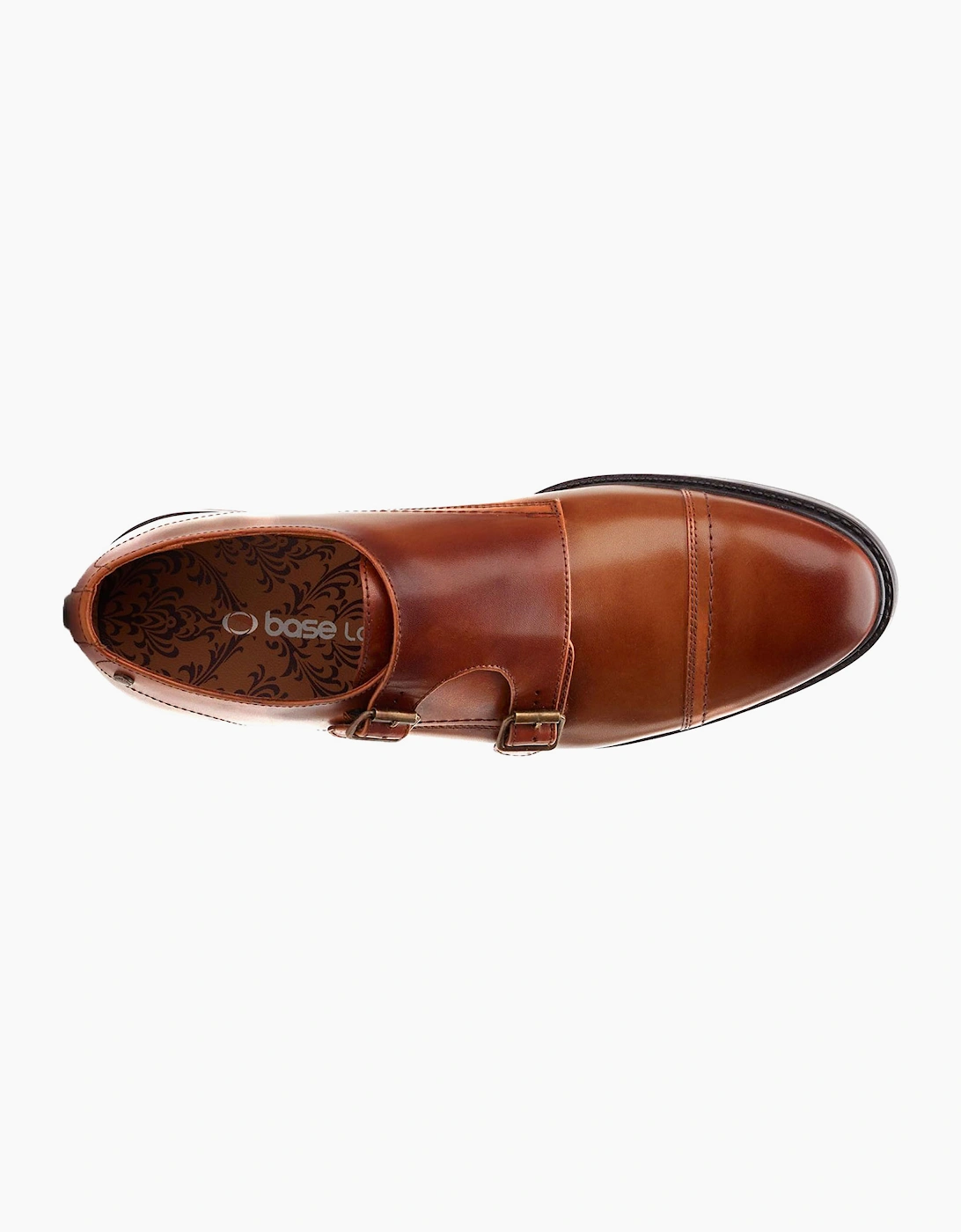 Base London Diablo Monk Mens Shoes Burnt Tan