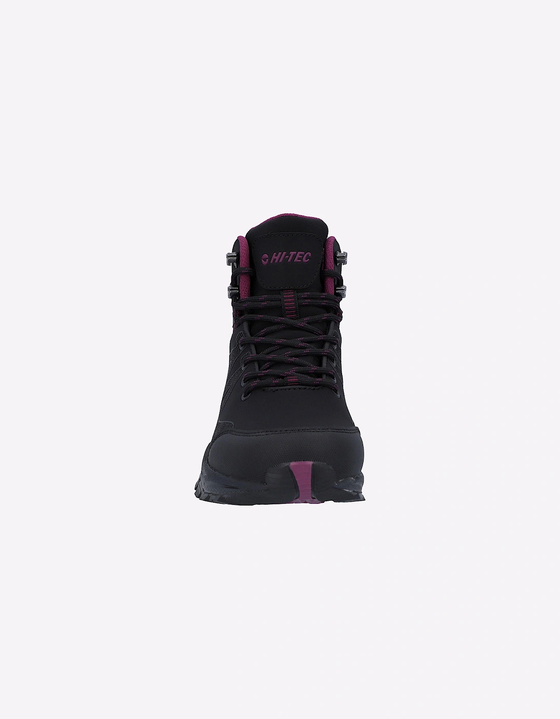 Hi-Tec Jackdaw Mid Waterproof Womens Boots Black/Burgundy