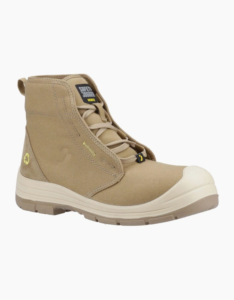 Safety Jogger ECODESERT Mid Boots Mens Beige
