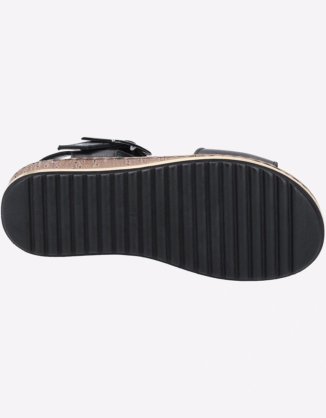 Hush Puppies Ellie Womens Wide Fit Sandals Black