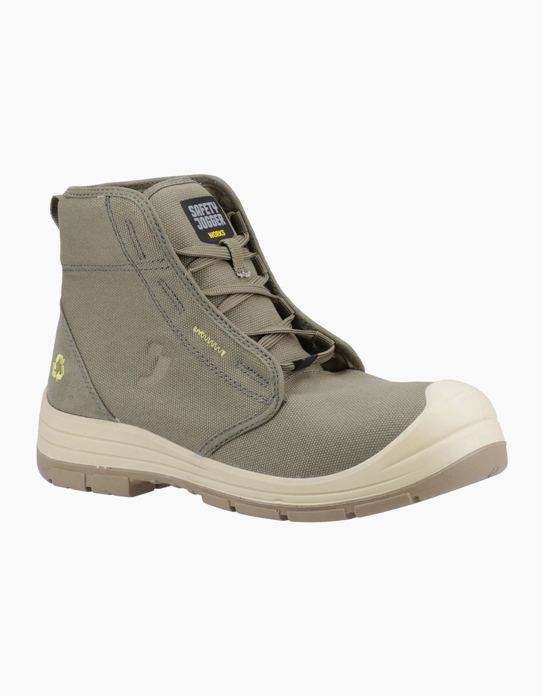 Safety Jogger ECODESERT Mid Boots Mens Khaki