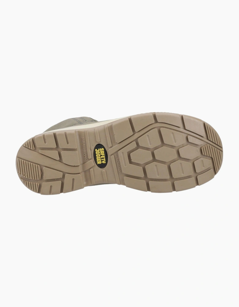 Safety Jogger ECODESERT Mid Boots Mens Khaki