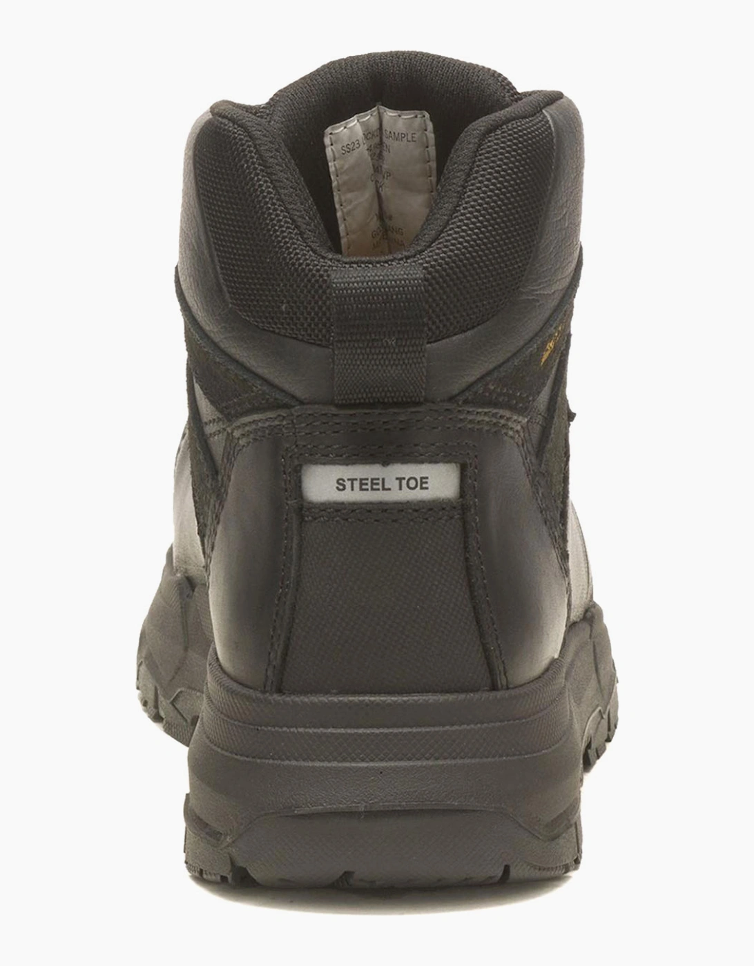 Caterpillar Safety Caterpillar Pneumatic 2.0 Waterproof Leather Mens Safety Boots Black