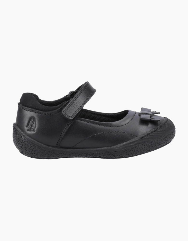 Hush Puppies Martha Infant Girls School Shoes Black