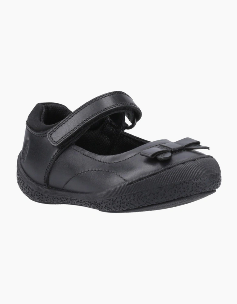 Hush Puppies Martha Infant Girls School Shoes Black