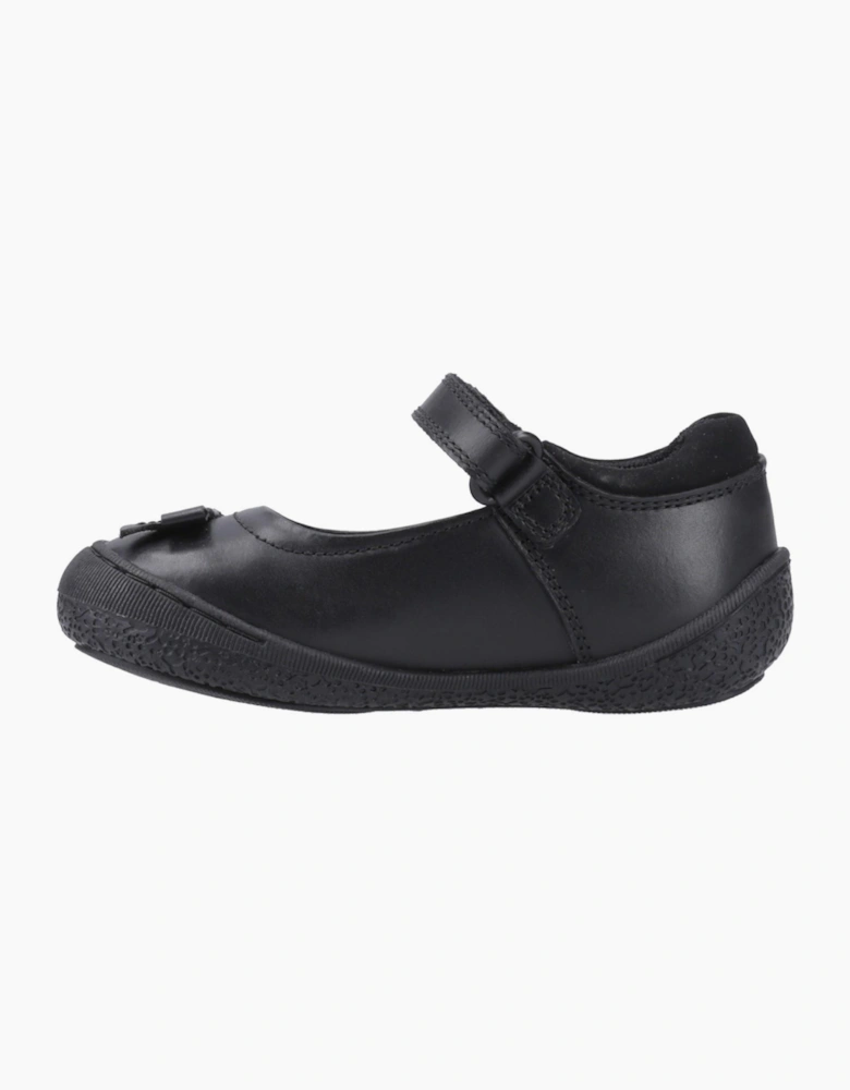 Hush Puppies Martha Infant Girls School Shoes Black