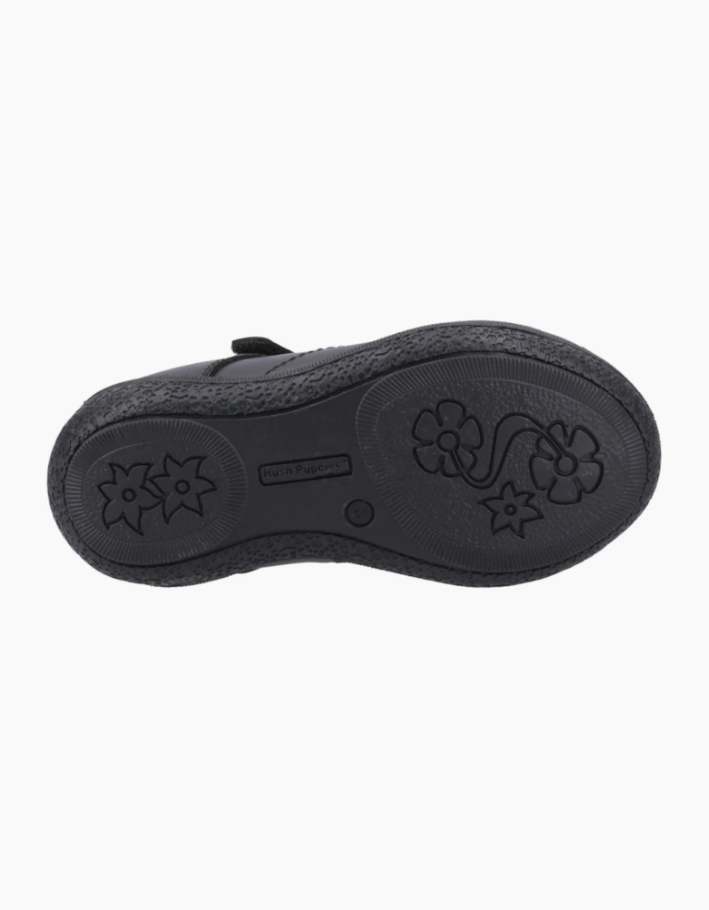 Hush Puppies Martha Infant Girls School Shoes Black