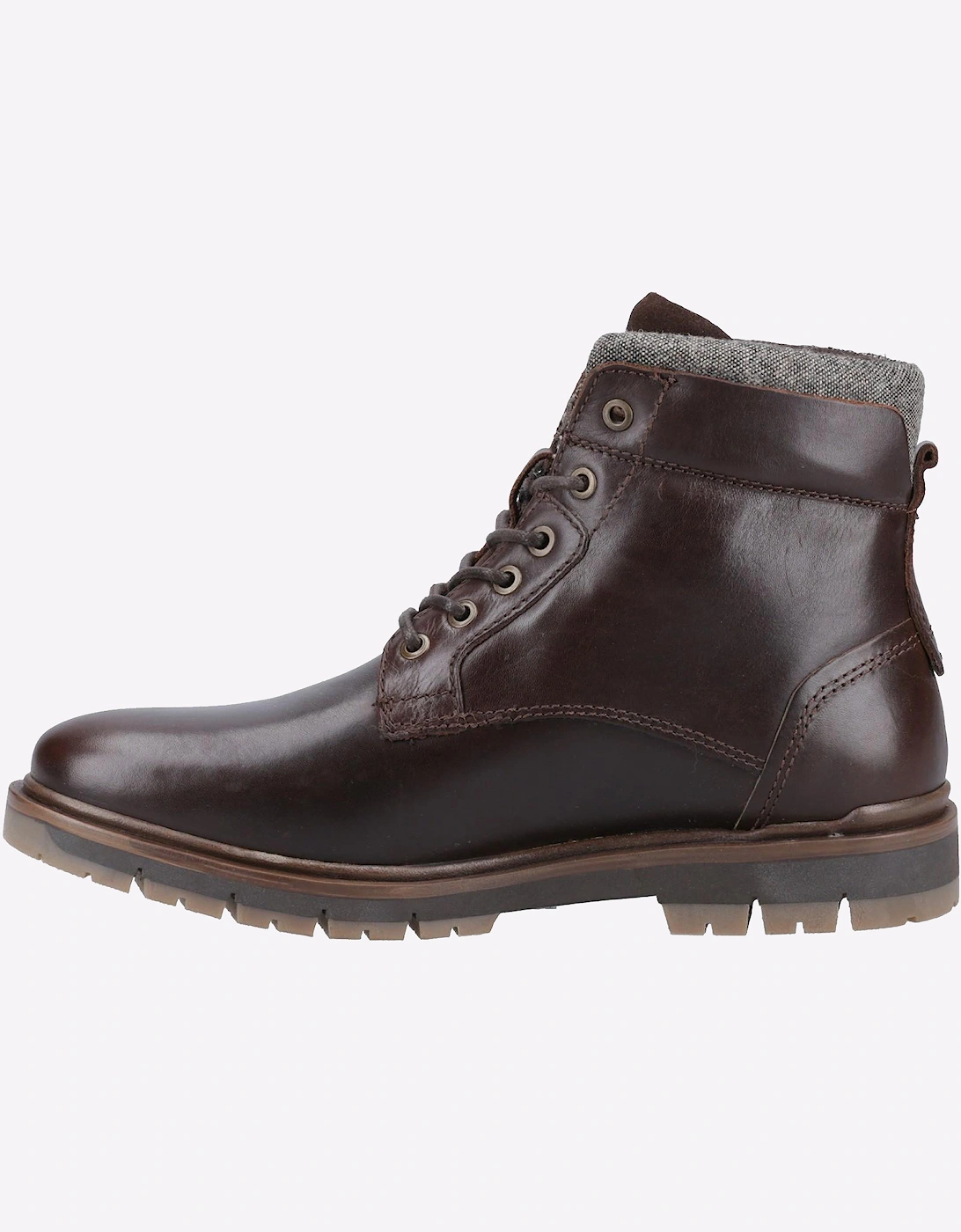 Hush Puppies Peter Waterproof Memory Foam Mens Boots Brown