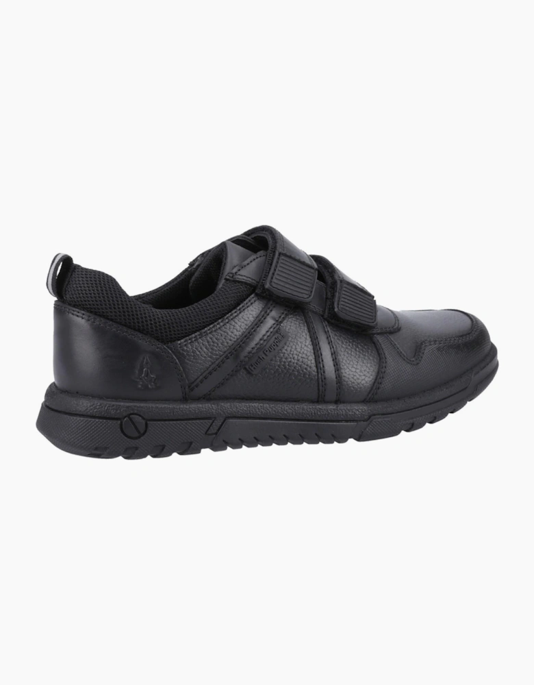 Hush Puppies Spencer Kids Boys School Shoes Black