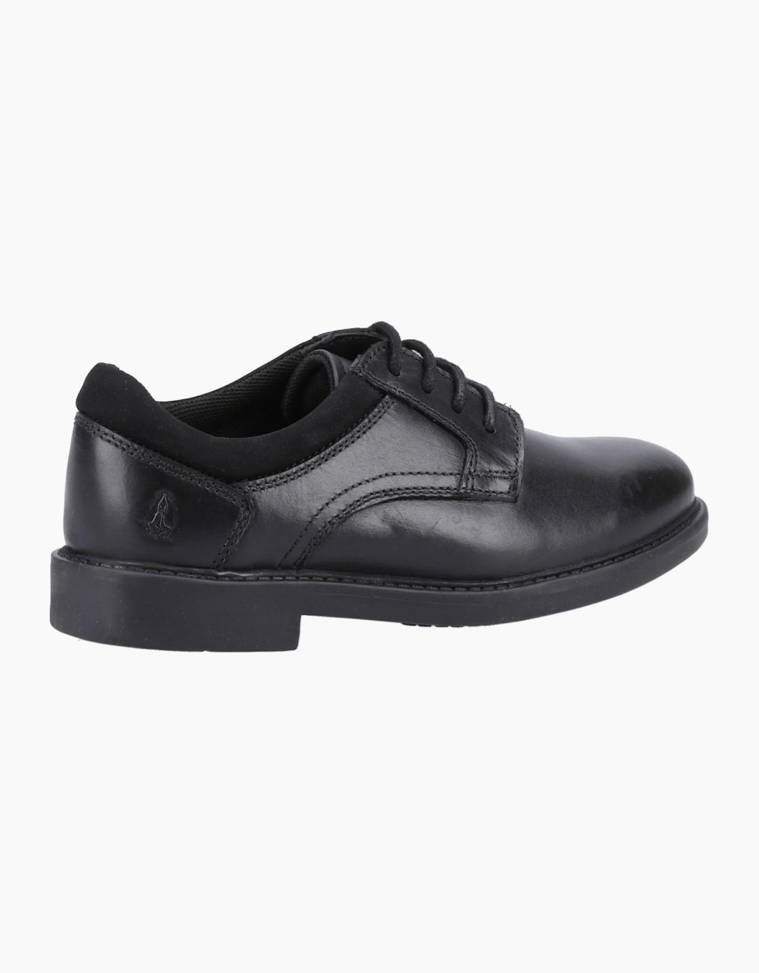 Hush Puppies Tommy Junior Boys School Shoes Black